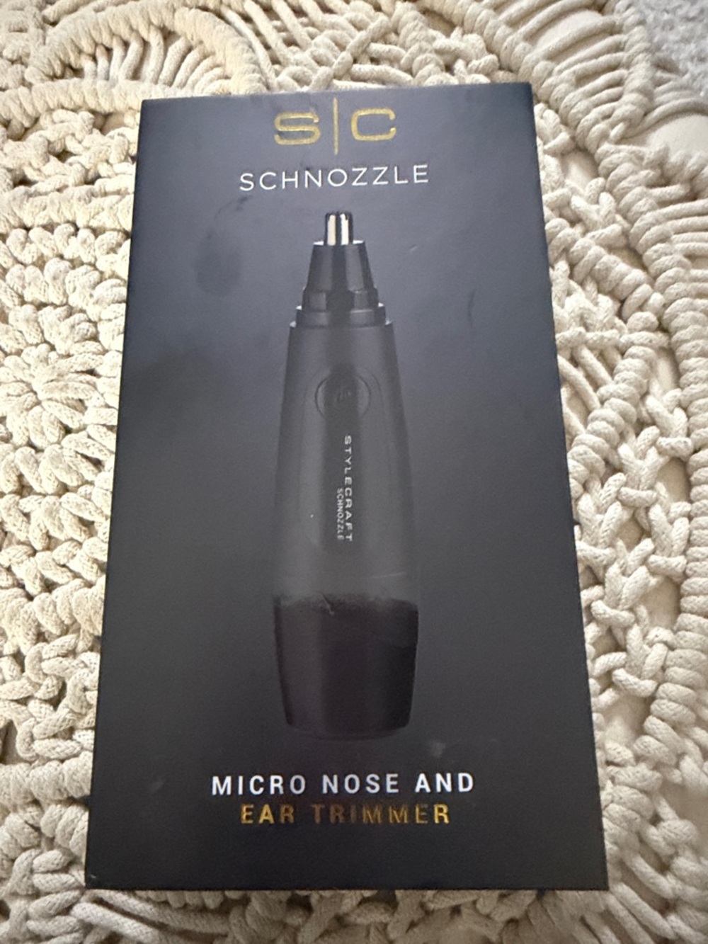 Schnozzle Micro Nose and Ear Trimmer - Black